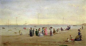 Seaside at Trouville by Henri Renard
